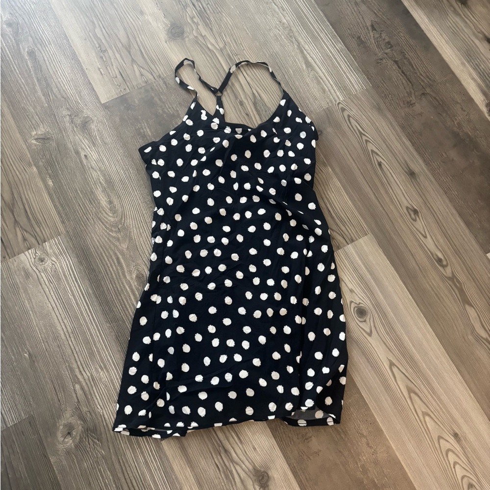 Outdoor Voices Black and White Athletic Dress
